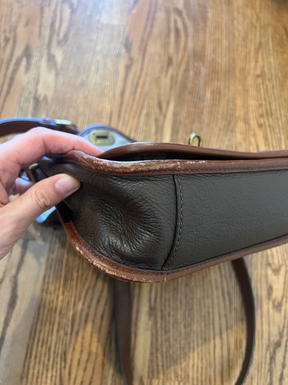 Fossil Heritage Top Handle Leather Crossbody Bag - Picture 5 of 7